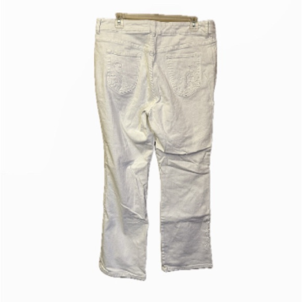 Chico’s Platinum White Jeans Chico’s Size 2.5 (14) - Picture 3 of 10